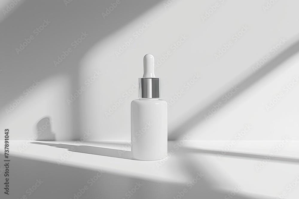 cosmetic bottle mockup on white background cosmetic bottle mockup on white background