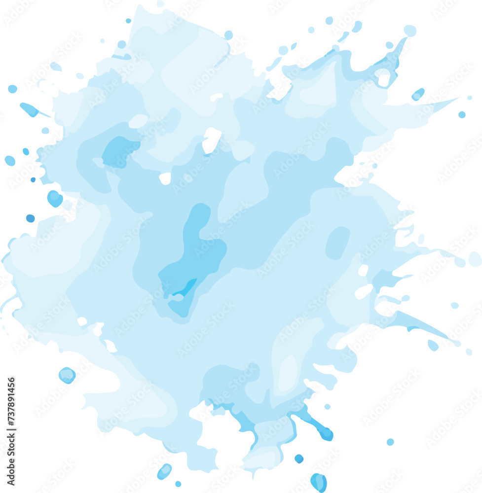 Blue watercolor background vector