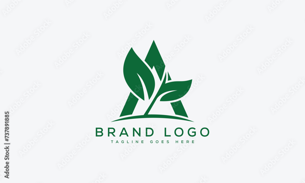 letter A logo design vector template design for brand. letter A logo design vector template design for brand.
