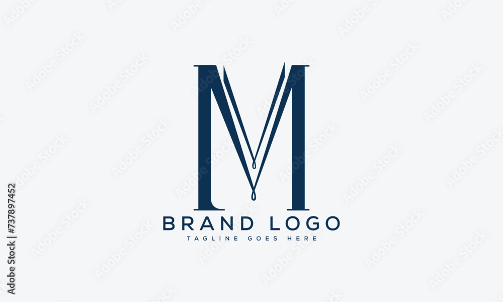 letter m logo design vector template design for brand. letter m logo design vector template design for brand.