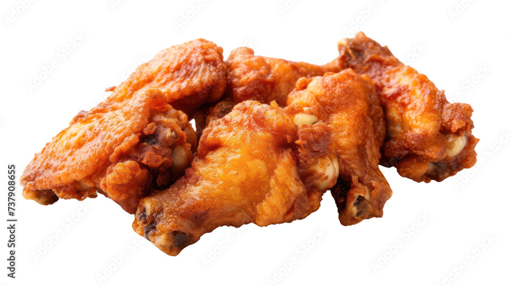 fried chicken on the transparent background fried chicken on the transparent background