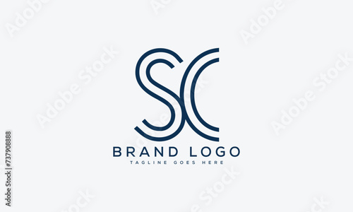 letter CS logo design vector template design for brand.