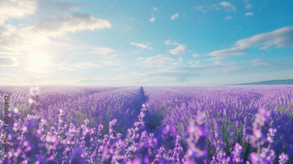 Lavender Field Beauty, Spring