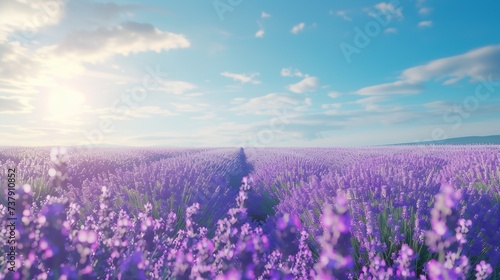 Lavender Field Beauty  Spring