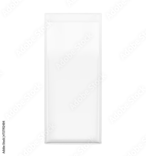 PrintRealistic food bags isolated on white background. Front view. Vector illustration. Can be use for template your design, presentation, promo, ad. EPS 10.	