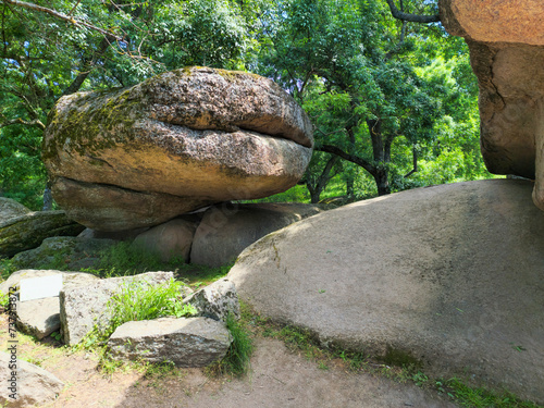 Obraz na płótnie Beglik Tash – Thracian megalithic sanctuary near the resort of Primorsko, Bulgaria w salonie
