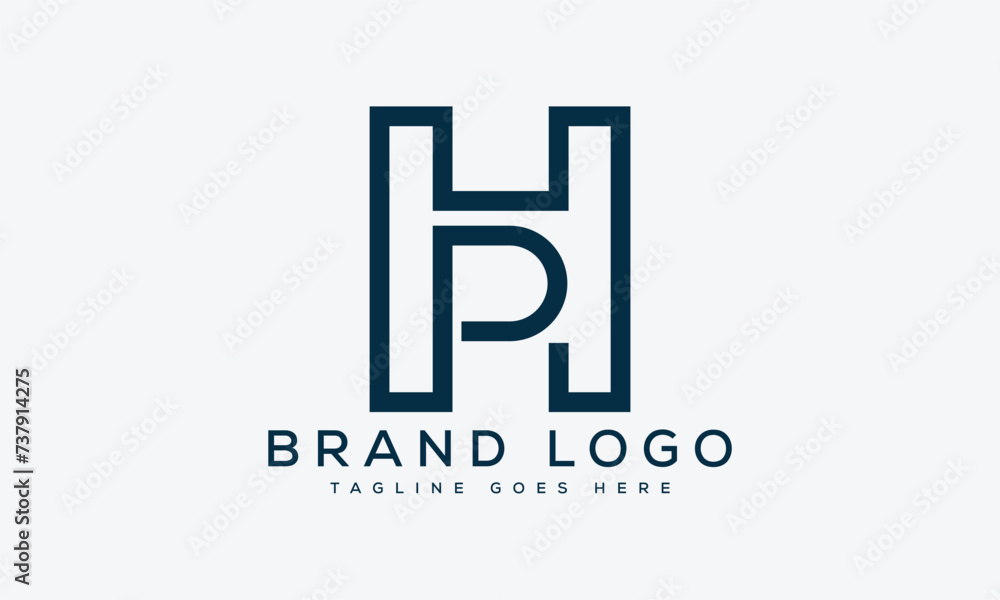 letter HP logo design vector template design for brand. letter HP logo design vector template design for brand.