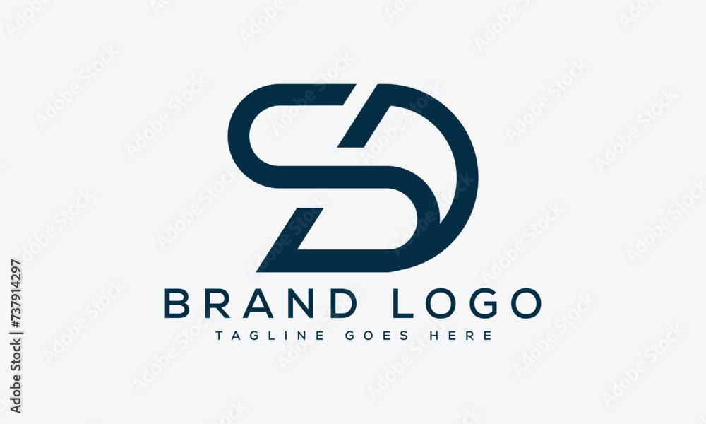letter DS, SD logo design vector template design for brand. letter DS, SD logo design vector template design for brand.