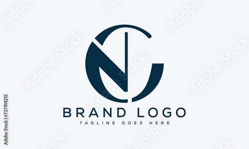 letter CN logo design vector template design for brand.