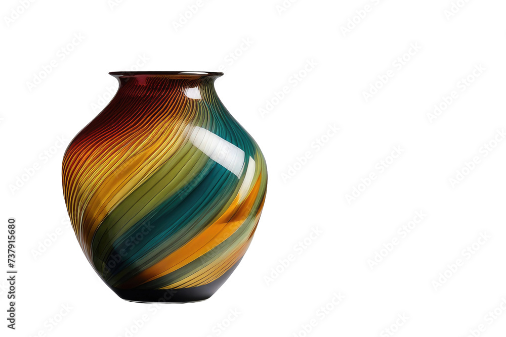 a high quality stock photograph of a single beautiful multi color vase, isolated on transparent background a high quality stock photograph of a single beautiful multi color vase, isolated on transparent background
