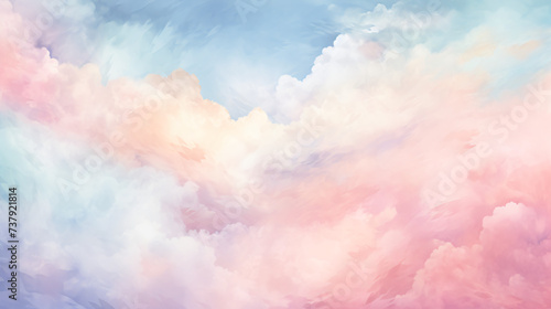 Watercolor gradient pastel background