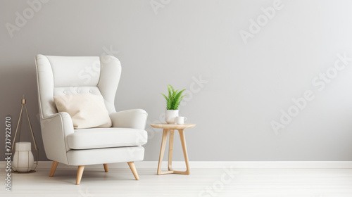 White armchair