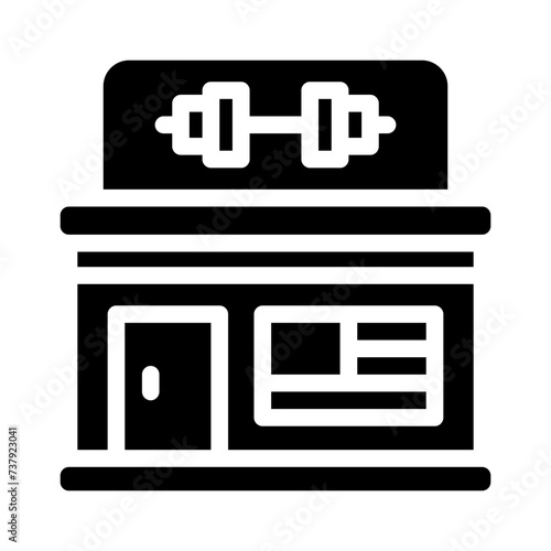 gym glyph icon