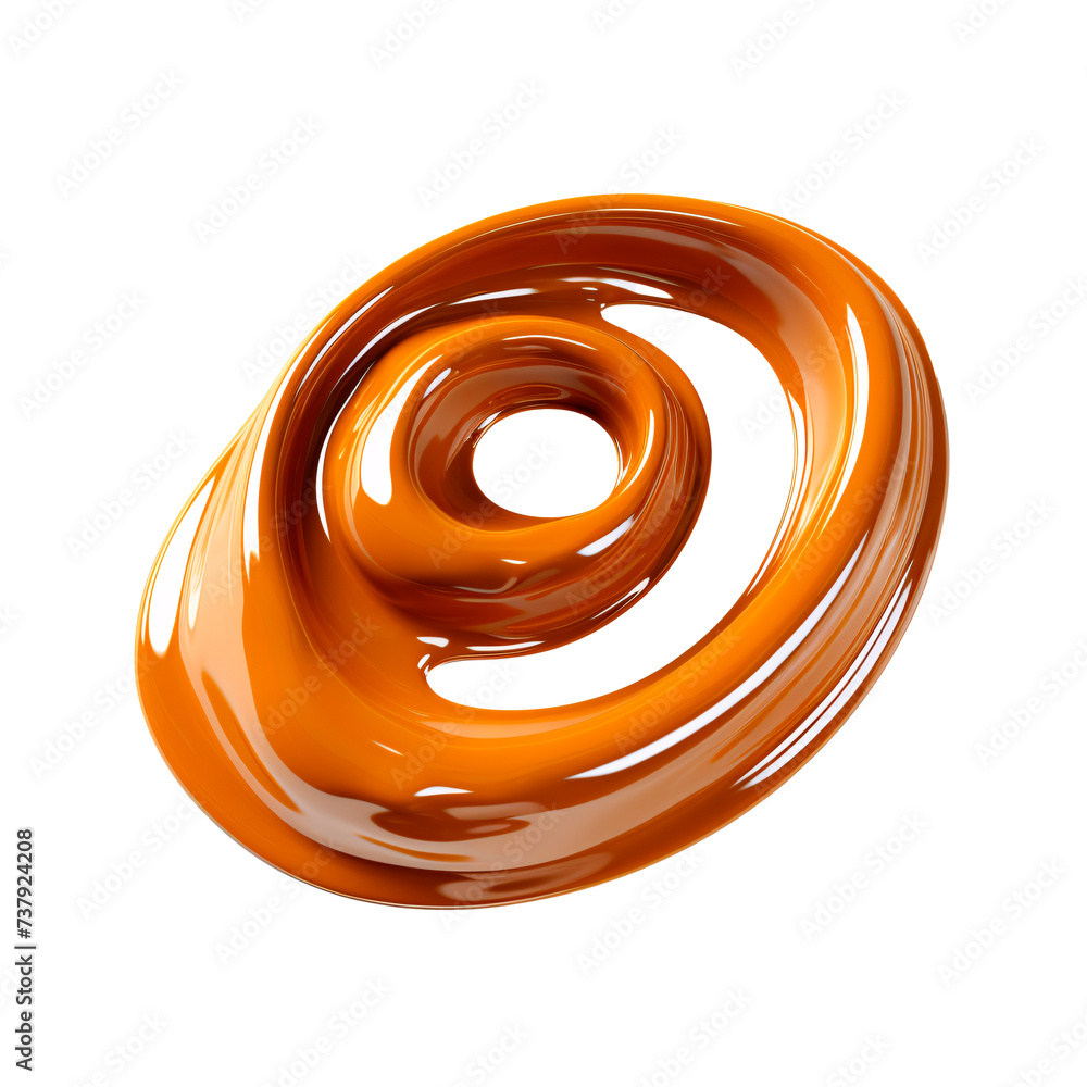 a brown liquid swirl on a white surface a brown liquid swirl on a white surface
