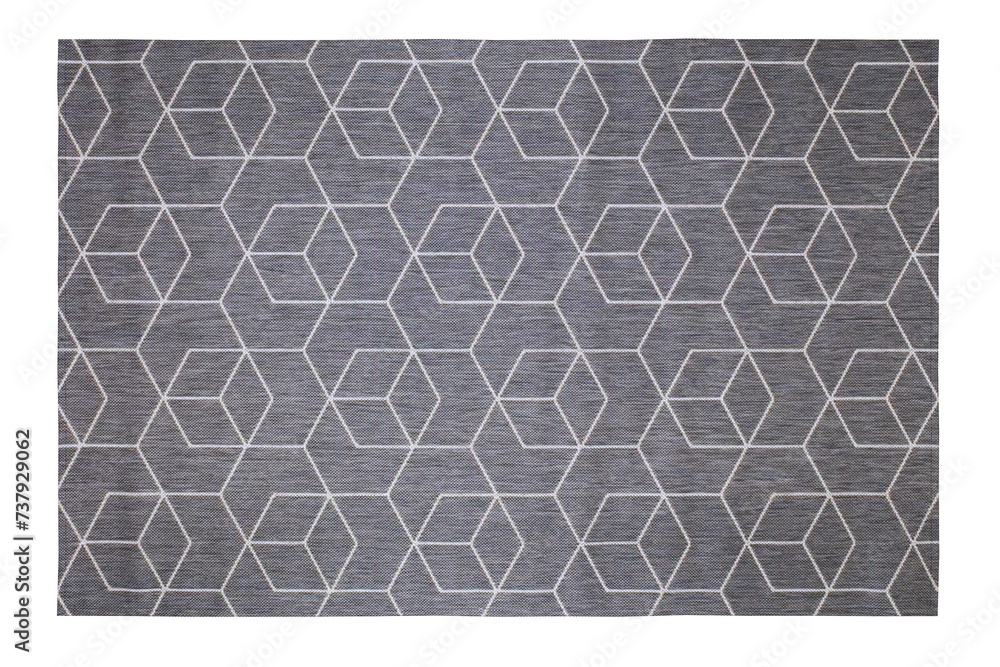 decorative rug for the interior isolated on transparent background ...