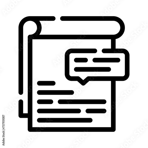 note line icon