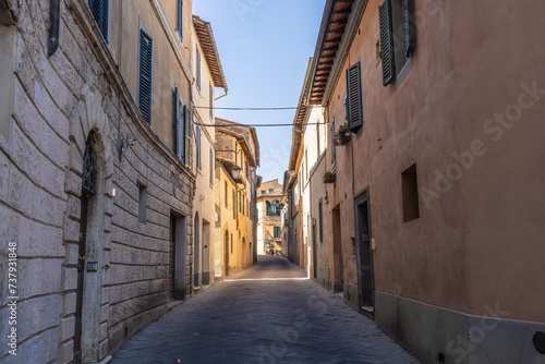Fototapeta Naklejka Na Ścianę i Meble -  Small town Montalcino of Tuscany