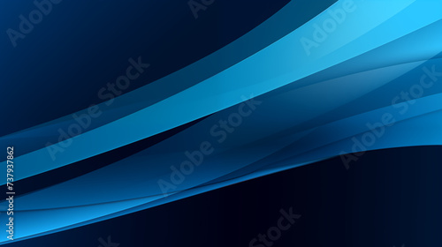 Abstract background of multiple layer of blue strips, shapes and lines