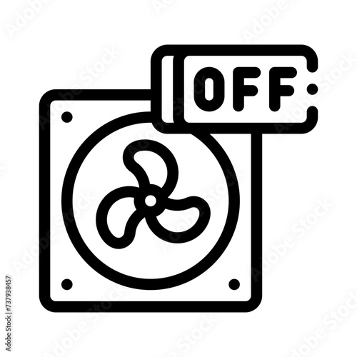 fan line icon