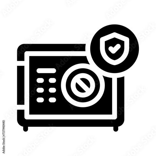 safebox glyph icon