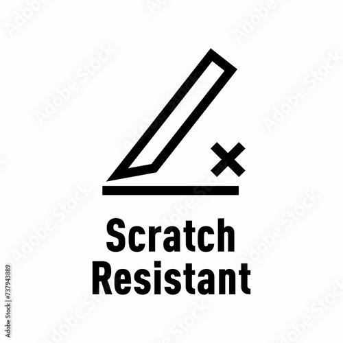 Scratch Resistant vector information sign