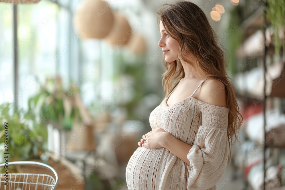 Expectant Mother, Maternity Fashion, Pregnant Woman Lifestyle