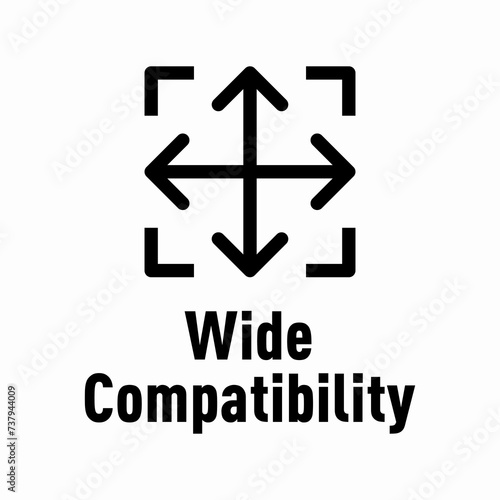 Wide Compatibility vector information sign