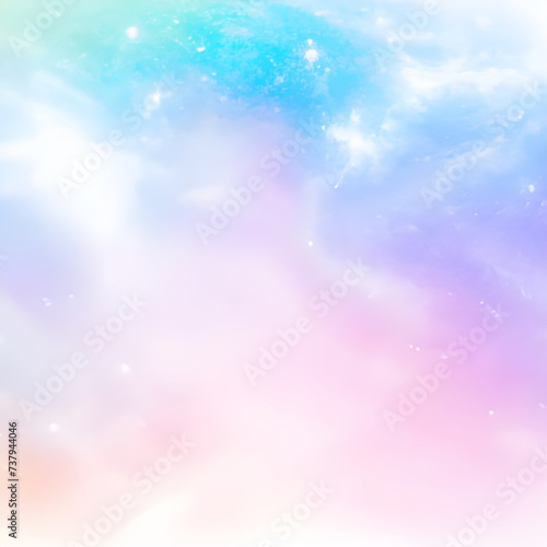 Pastel cosmic fantasy background.  © princess