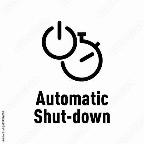 Automatic Shut-down vector information sign
