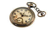 Vintage Pocket Watches Commemorate International Day of Older Persons On Transparent Background.
