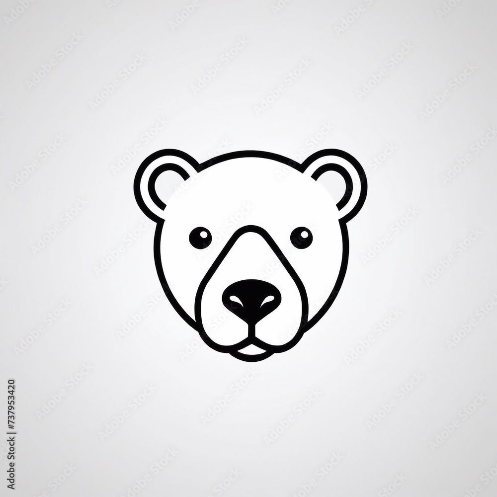 Bold Monochromatic Animal Vector Icon Bold Monochromatic Animal Vector Icon