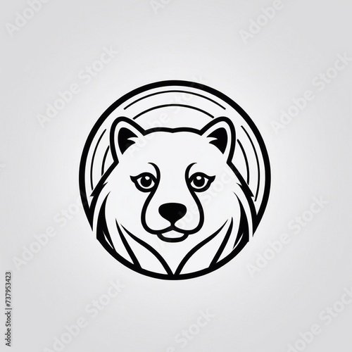 Bold Monochromatic Animal Vector Icon