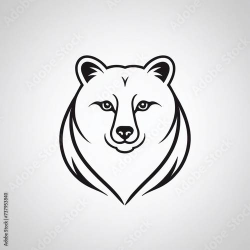 Bold Monochromatic Animal Vector Icon