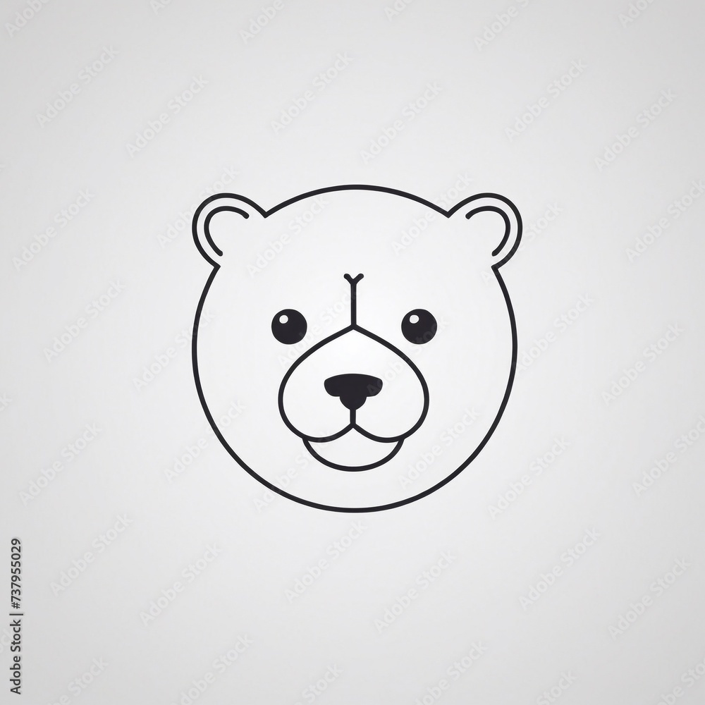 Bold Monochromatic Animal Vector Icon Bold Monochromatic Animal Vector Icon