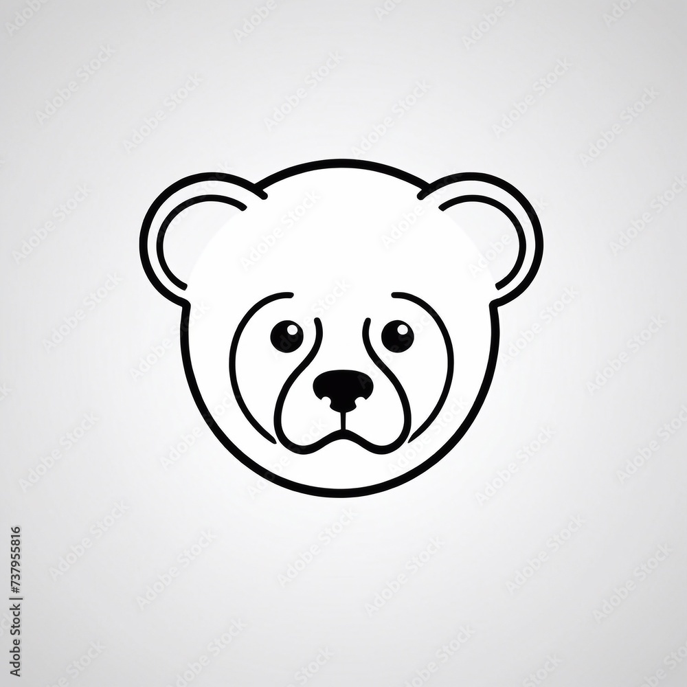 Bold Monochromatic Animal Vector Icon Bold Monochromatic Animal Vector Icon