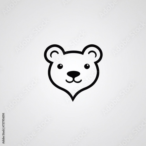 Bold Monochromatic Animal Vector Icon