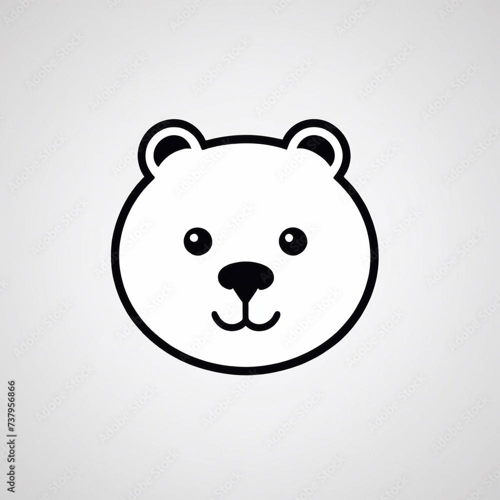 Bold Monochromatic Animal Vector Icon Bold Monochromatic Animal Vector Icon