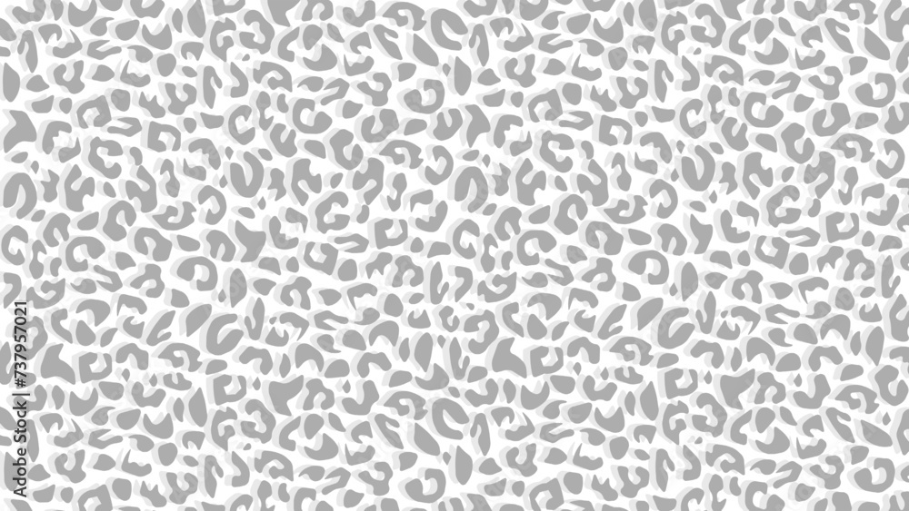 Leopard skin fur texture grey background Leopard skin fur texture grey background