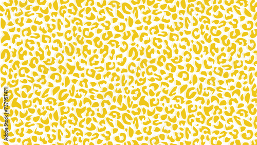 Leopard skin fur texture yellow background	