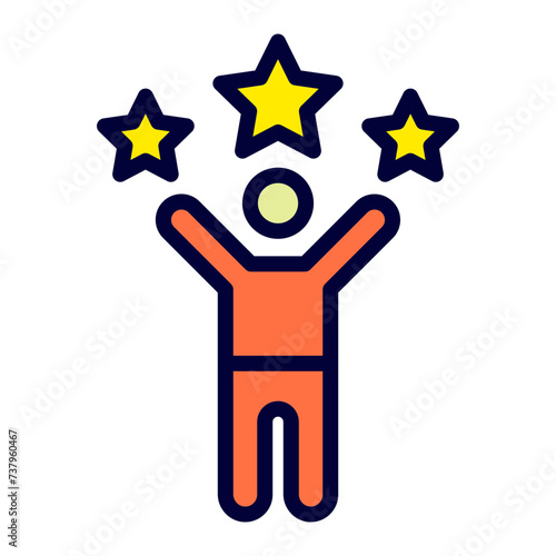 Motivated Line Filled Icon 