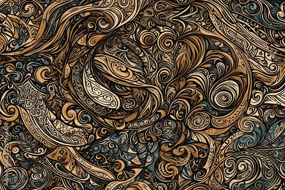 wrinkled background in brown color wrinkled background in brown color