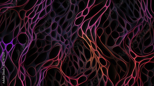Abstract neural pattern texture background. © misu