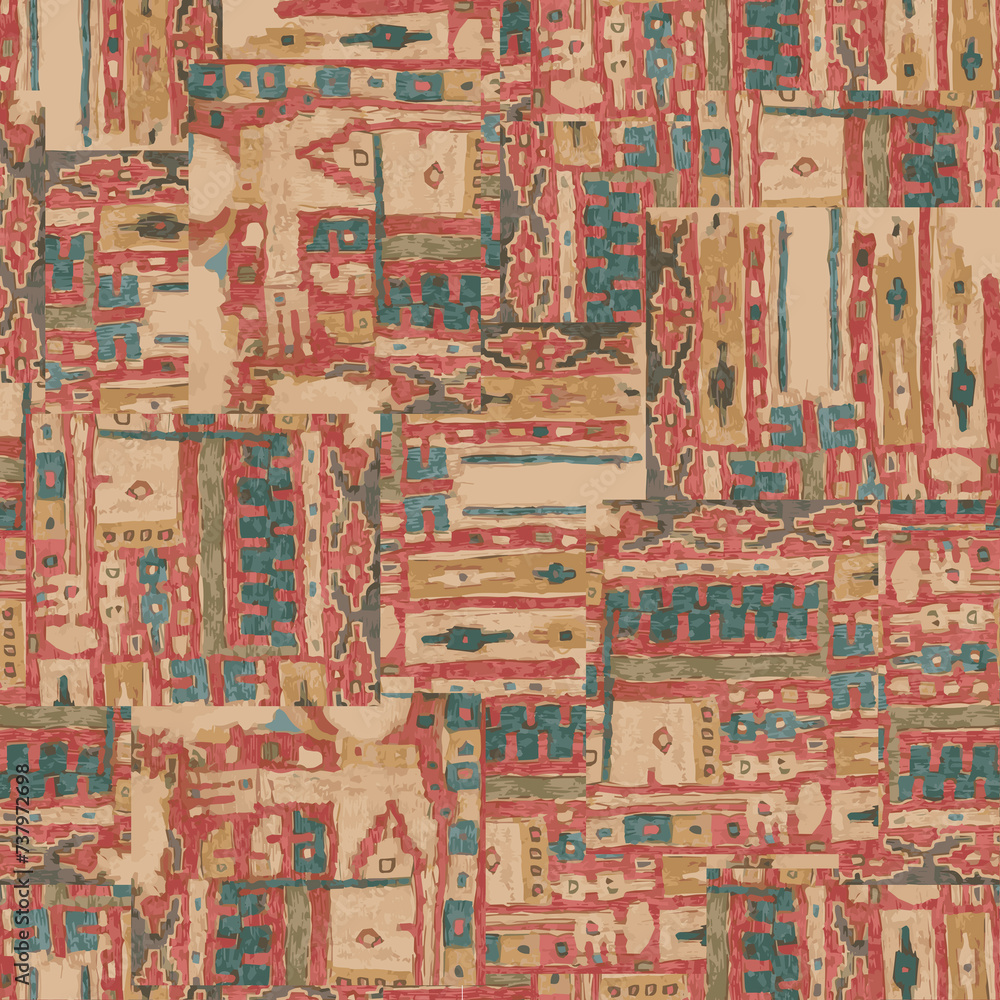 Ethnic style boder pattern abstract texture wallpaper design Ethnic style boder pattern abstract texture wallpaper design