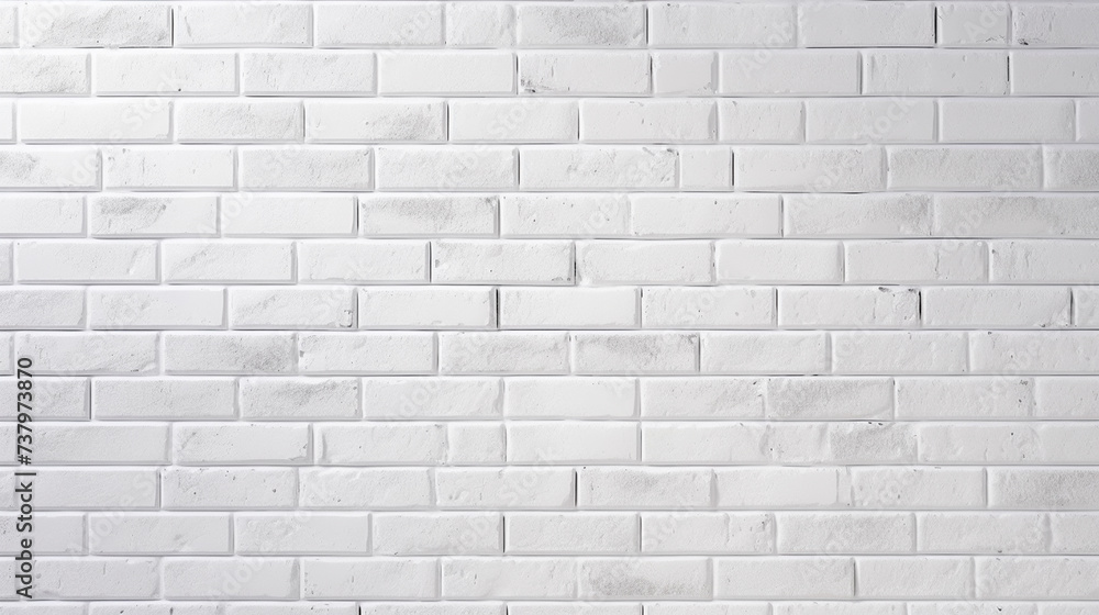 Naklejka premium a white brick wall with a black fire hydrant