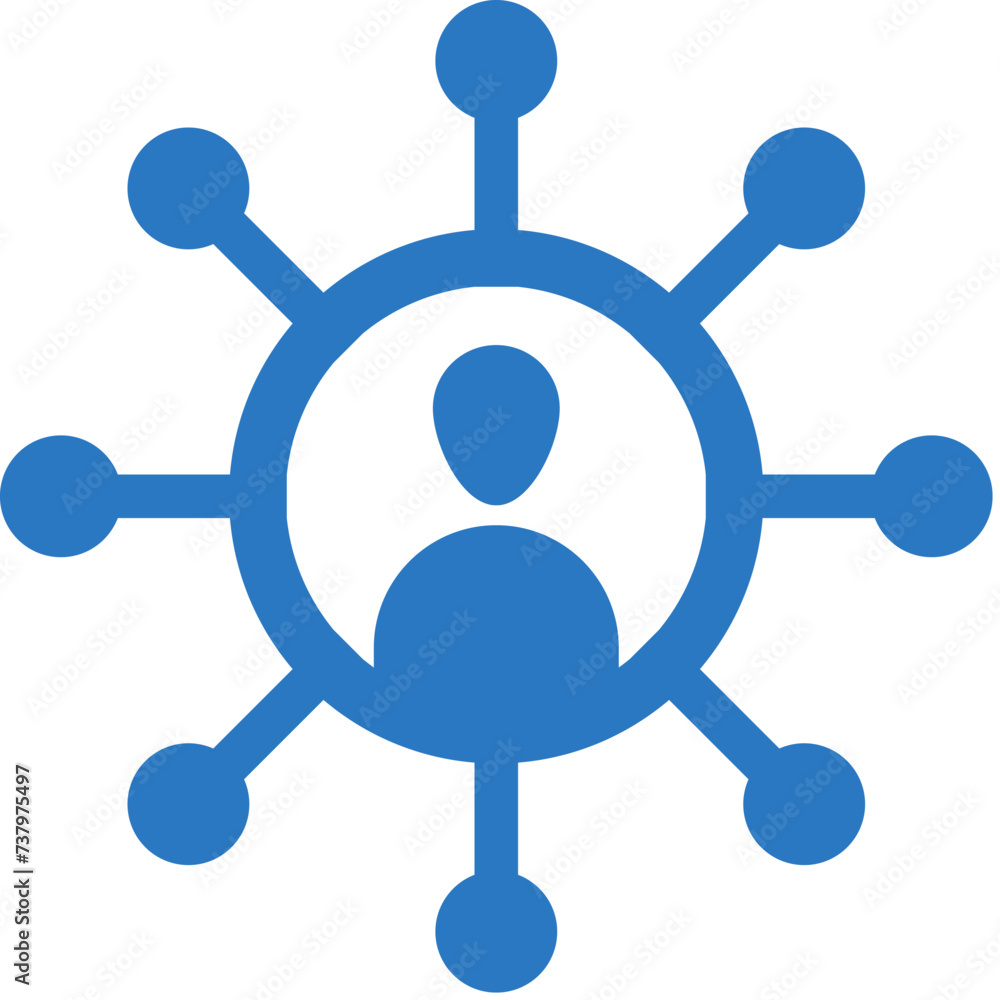 Business network icon Business network icon