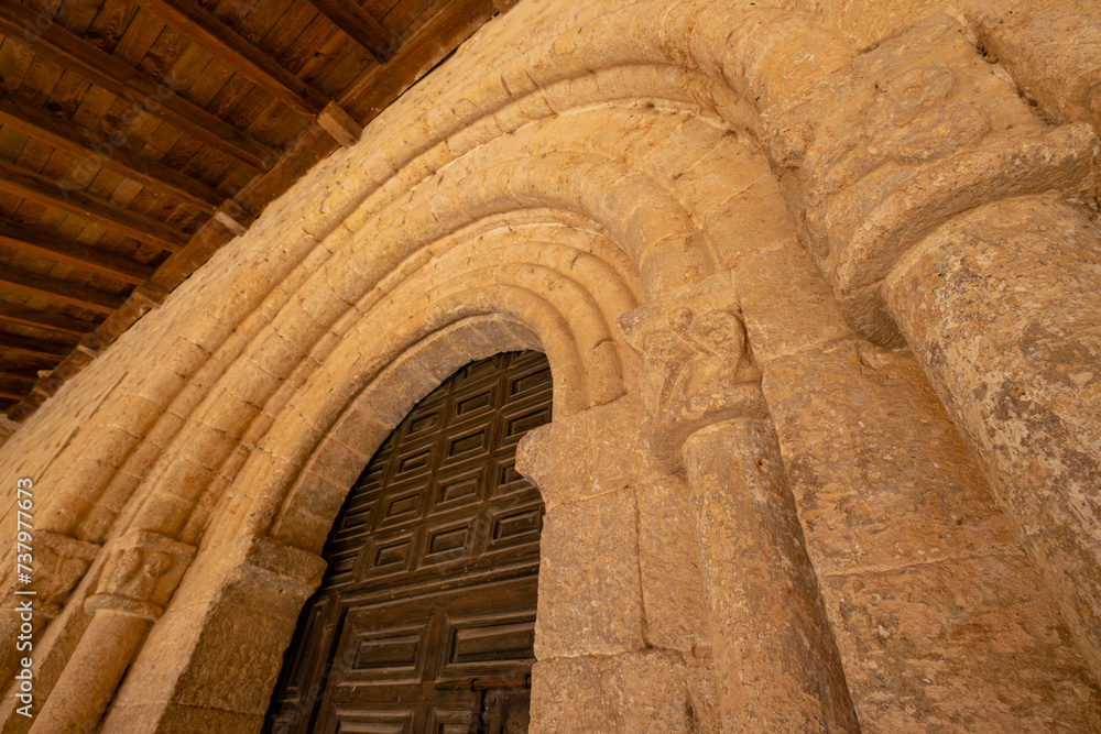 Church of San Miguel, 1081, San Esteban de Gormaz, Soria, Autonomous Community of Castile, Spain, Europe