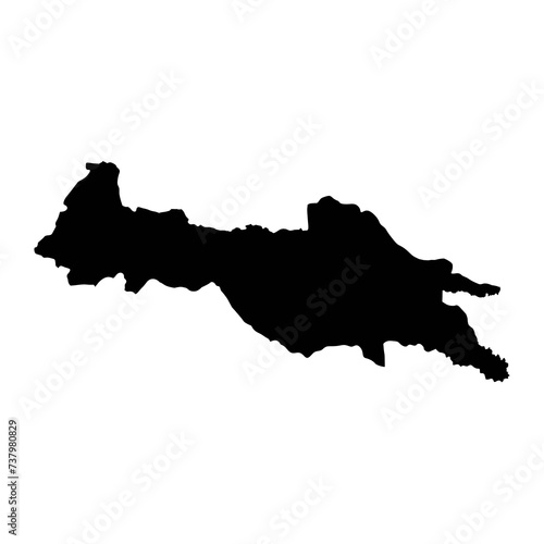 Sucumbios Province map, administrative division of Ecuador. Vector illustration. photo