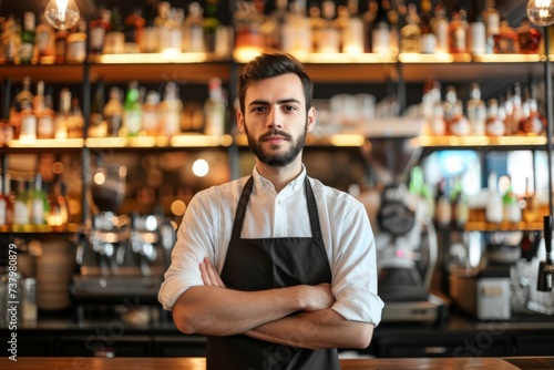 bartender in a bar