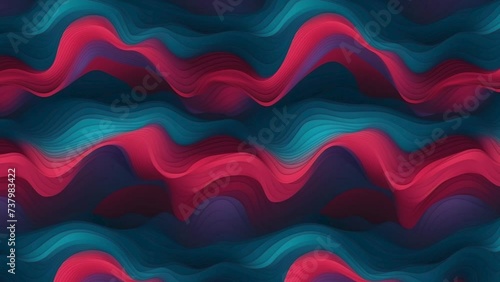 Creative design of 3d background with Colors and Liquid background .Colors vibrant gradients 3d animation seamless loop in 4K. Abstract colorful wave backdrop seamless loop. photo