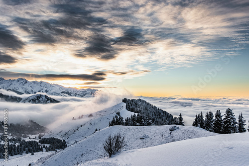 Wallpaper Mural Beatiful nature of Almaty city of the Republic of Kazakhstan Torontodigital.ca